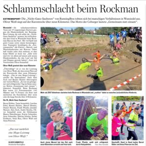 RunningBros Coburg beim RockmanRun in Wunsiedel - Coburger Tageblatt vom 14.10.2021